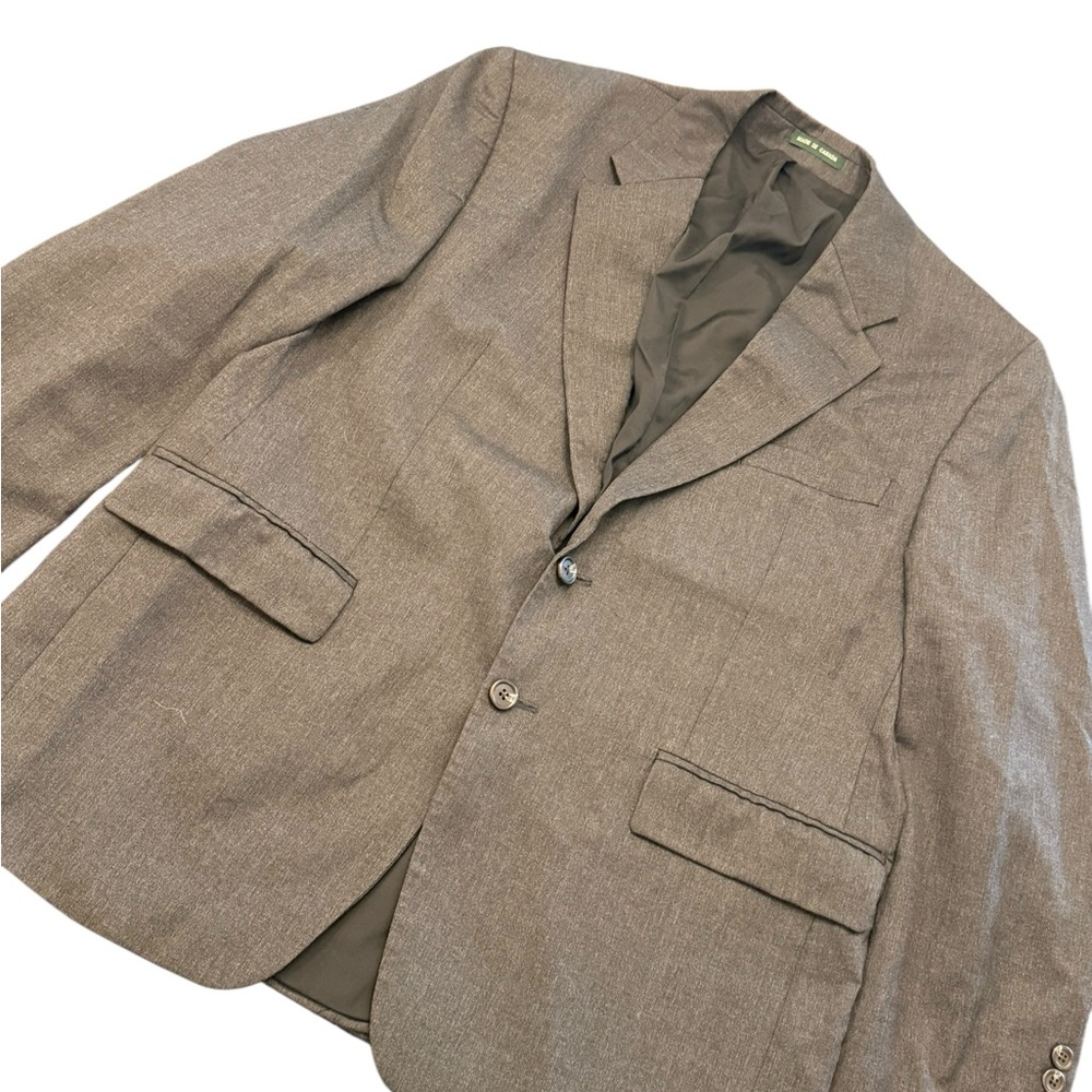Vintage Lauren Ralph Lauren Virgin Wool Blazer Sport Coat Mens 2 Button 44S Grey
